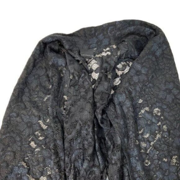 Vintage Also Know As Sheer floral one button closure blouse top size Medium - Picture 7 of 13